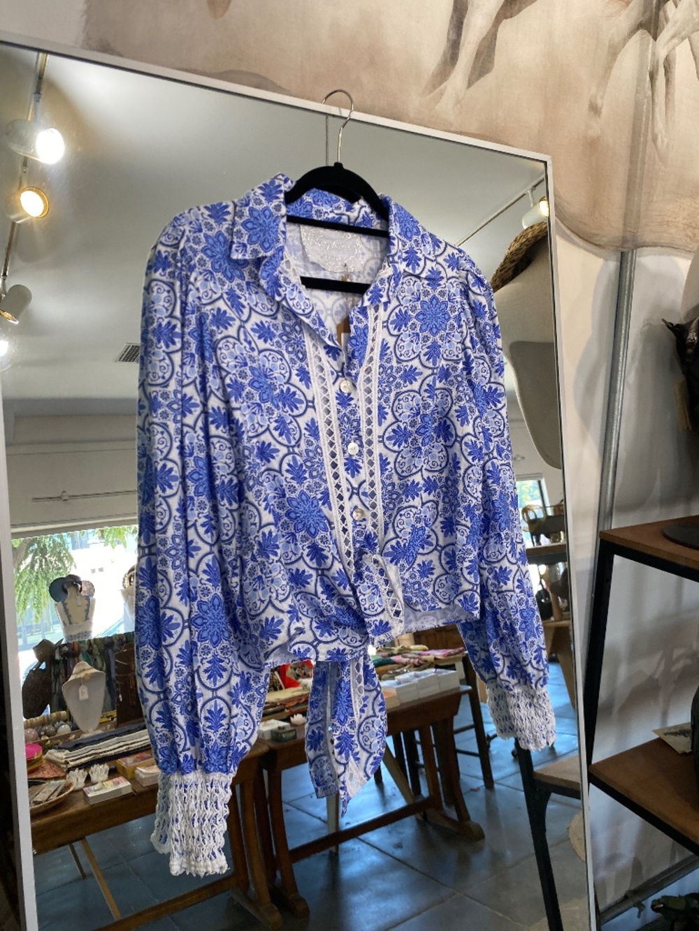 Temptation Positano Blue Top